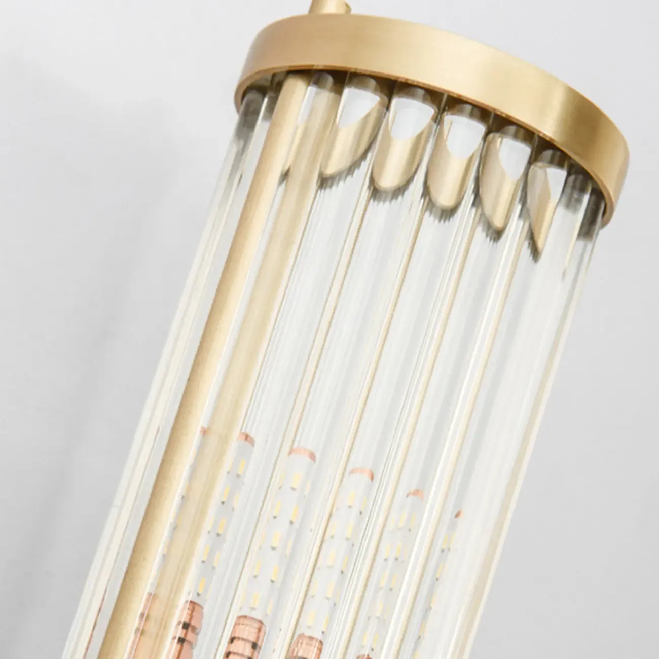 Modern Vertical Glass LED Bathroom Vanity Light with Mini Size Image - 10