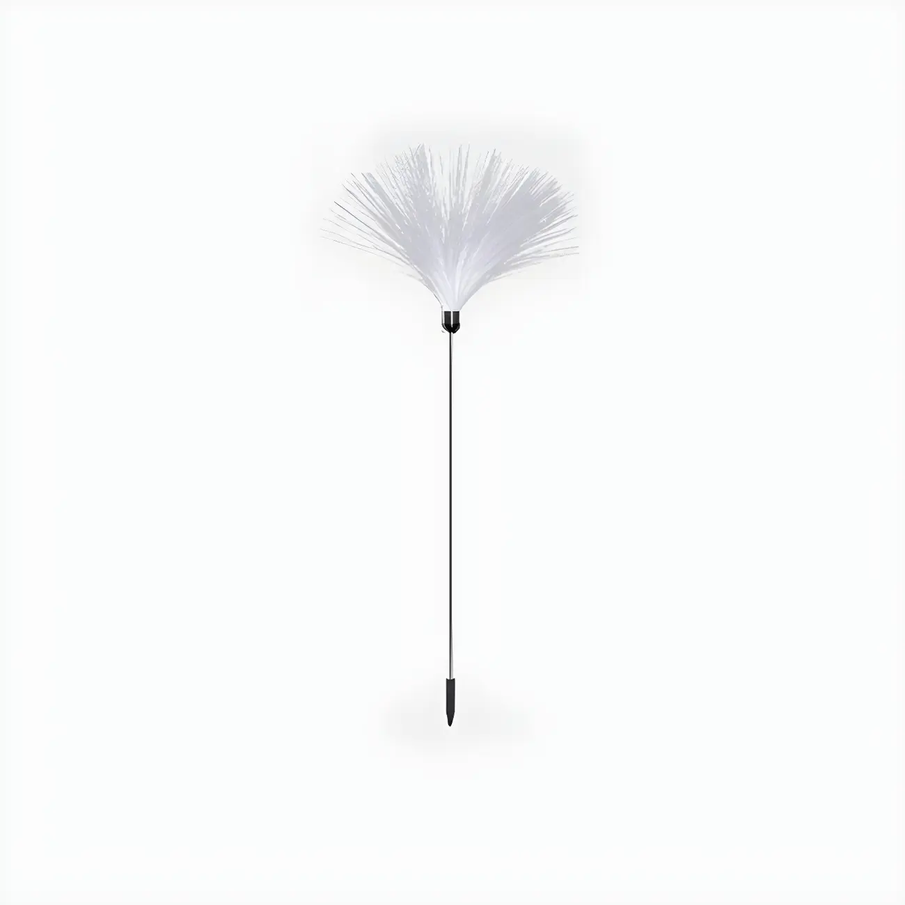 LED Solar yellow Pathway Lights with Courtyard Fiber Optic Decor Image - 9 | homeyfad