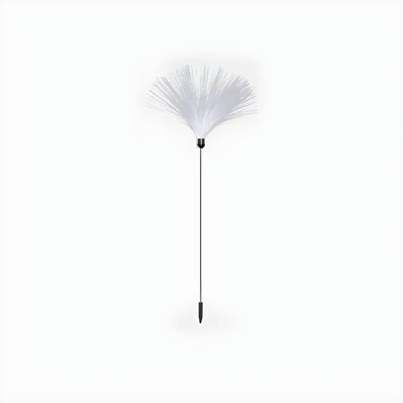 LED Solar yellow Pathway Lights with Courtyard Fiber Optic Decor Image - 9