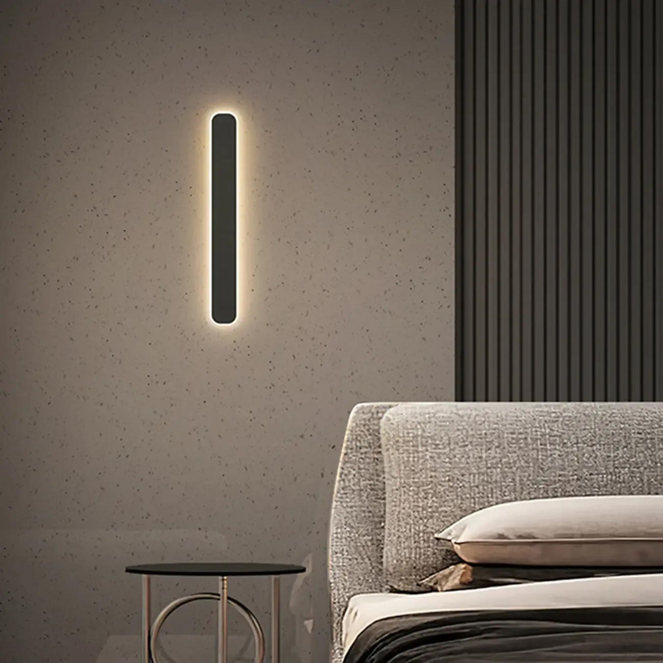 Modern Wall-Mounted LED Vanity Light with Acrylic Shade Image - 18