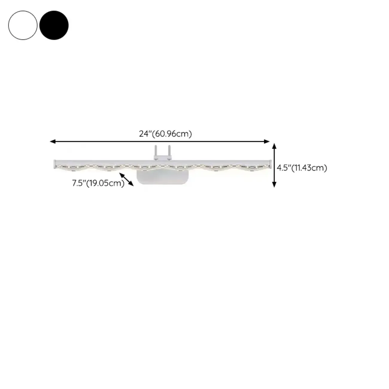 Modern Linear LED Vanity Light Above Bathroom Mirror Image - 18