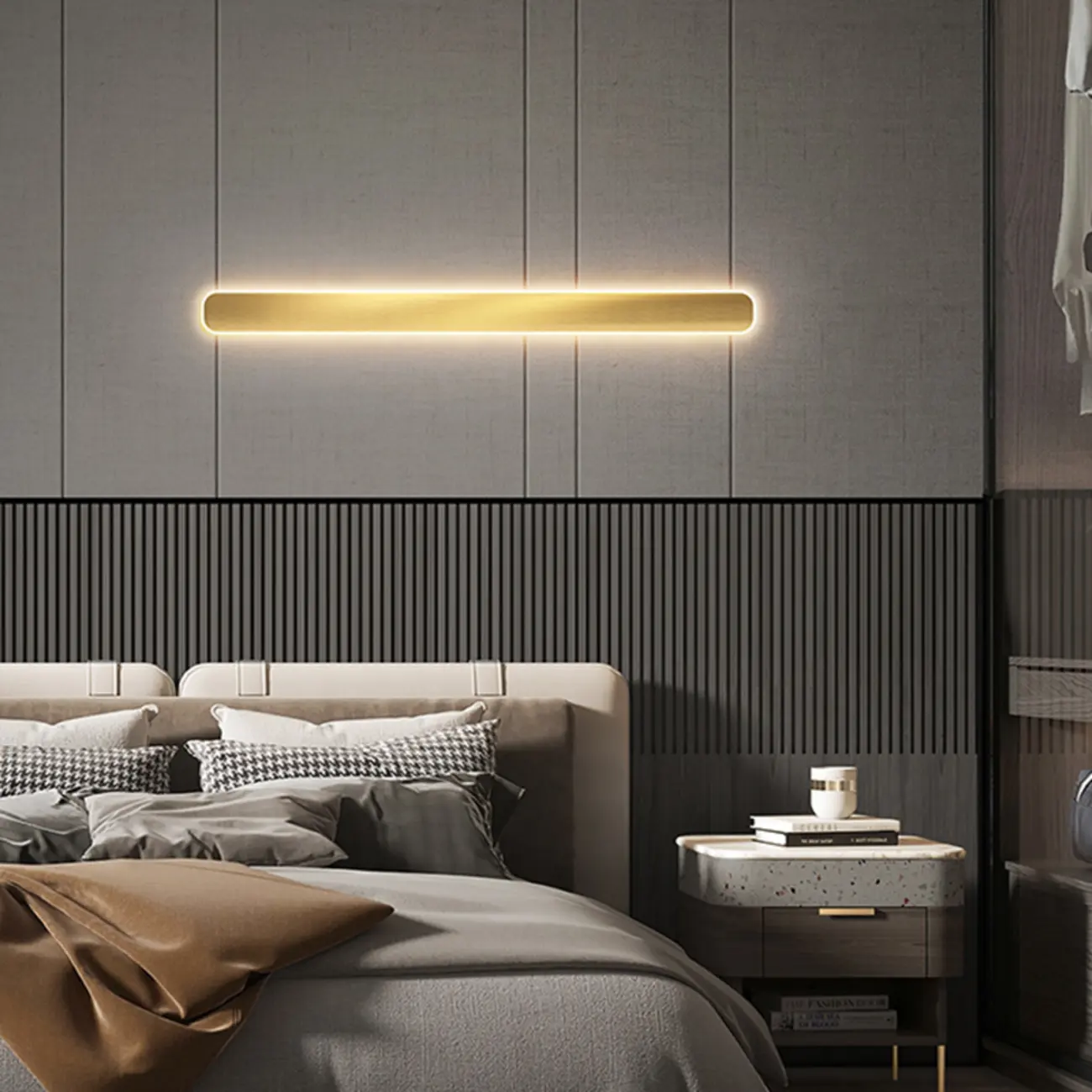 Modern Wall-Mounted LED Vanity Light with Acrylic Shade Image - 19 | homeyfad