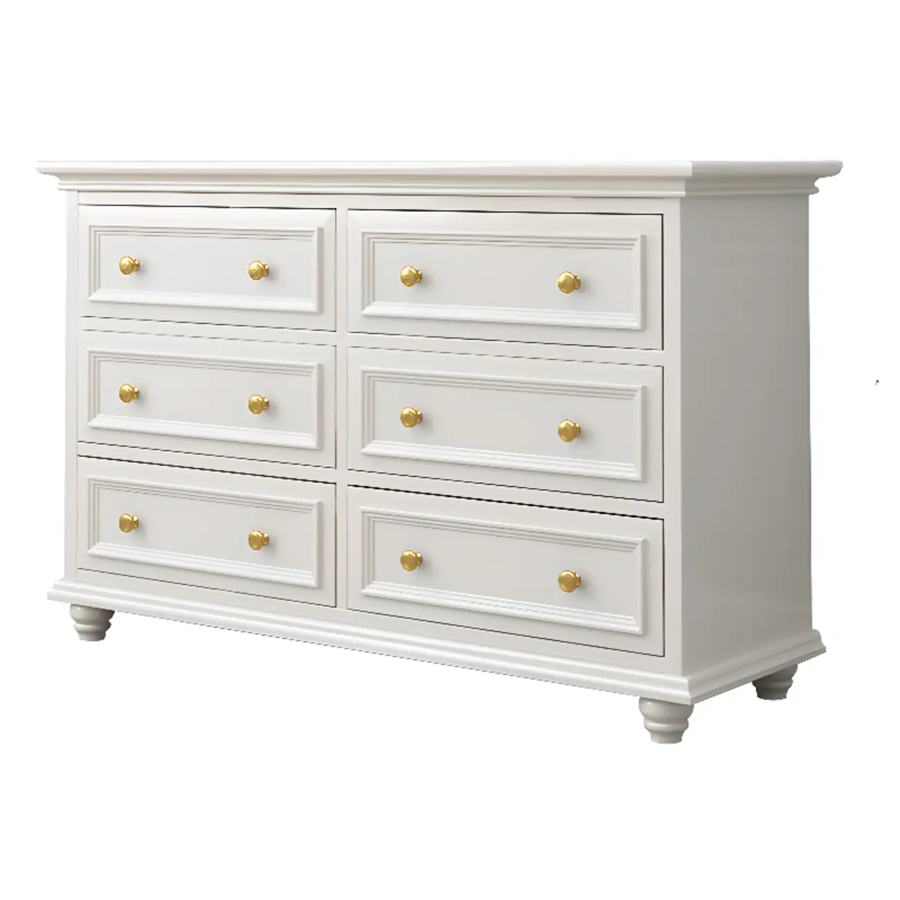 Glam White Wood Dressers & Chests for Bedroom Image - 4 | homeyfad