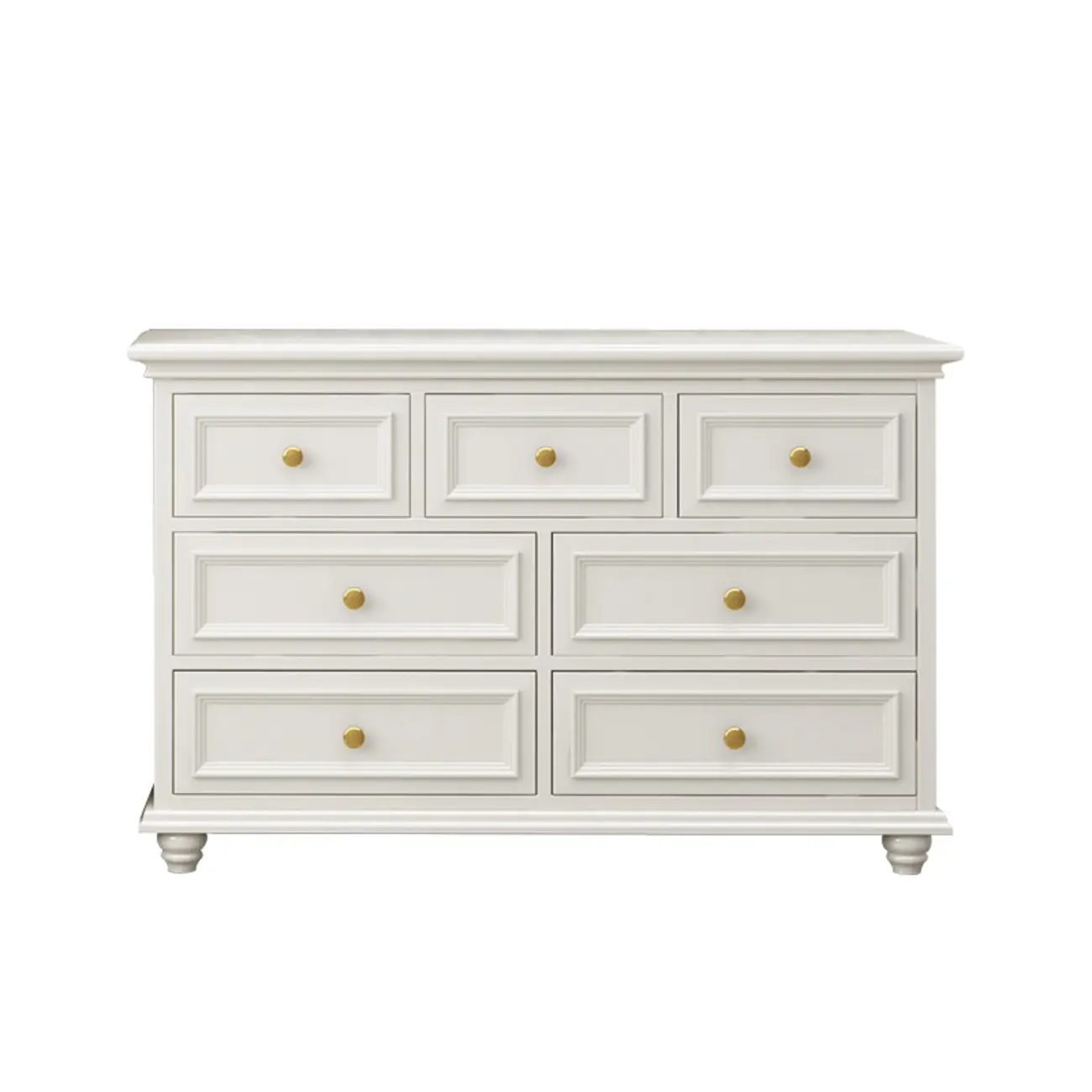 Glam White Wood Dressers & Chests for Bedroom Image - 5 | homeyfad