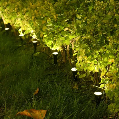 LED Solar Mini In-Ground Spotlight for Courtyard Garden Image - 1