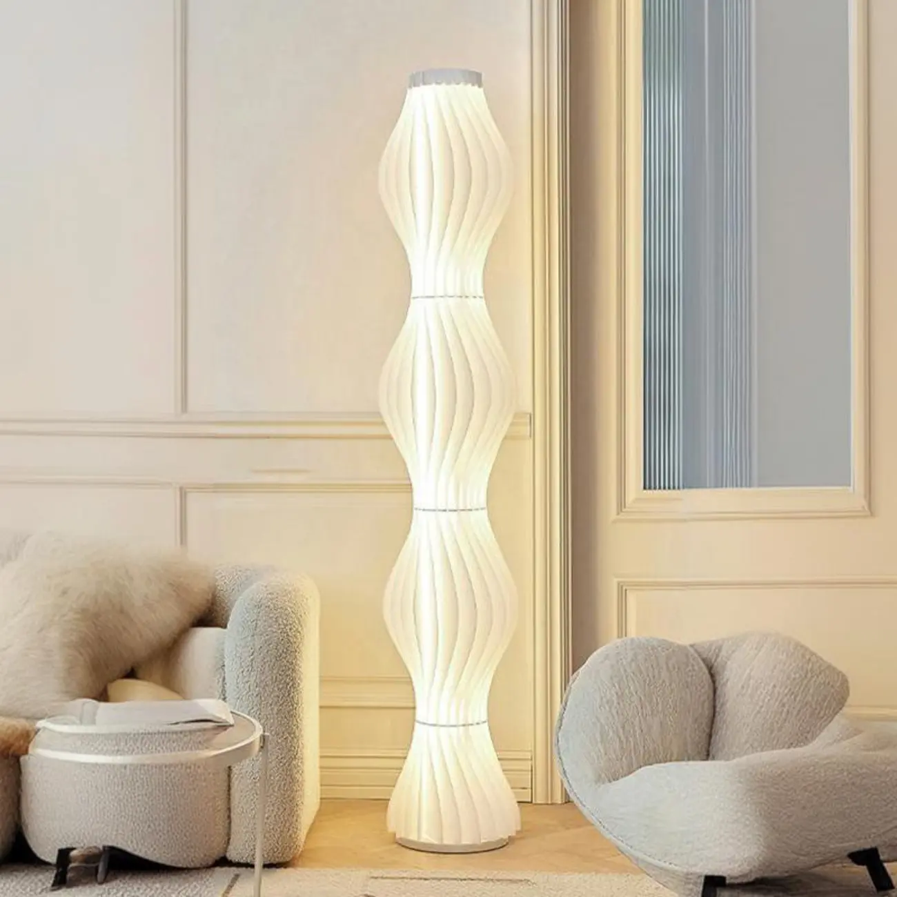 Unique Modern Art Decor LED Floor Lamp for Living Room Image - 2 | homeyfad