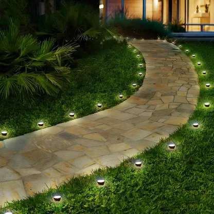 LED Solar Mini In-Ground Spotlight for Courtyard Garden Image - 3