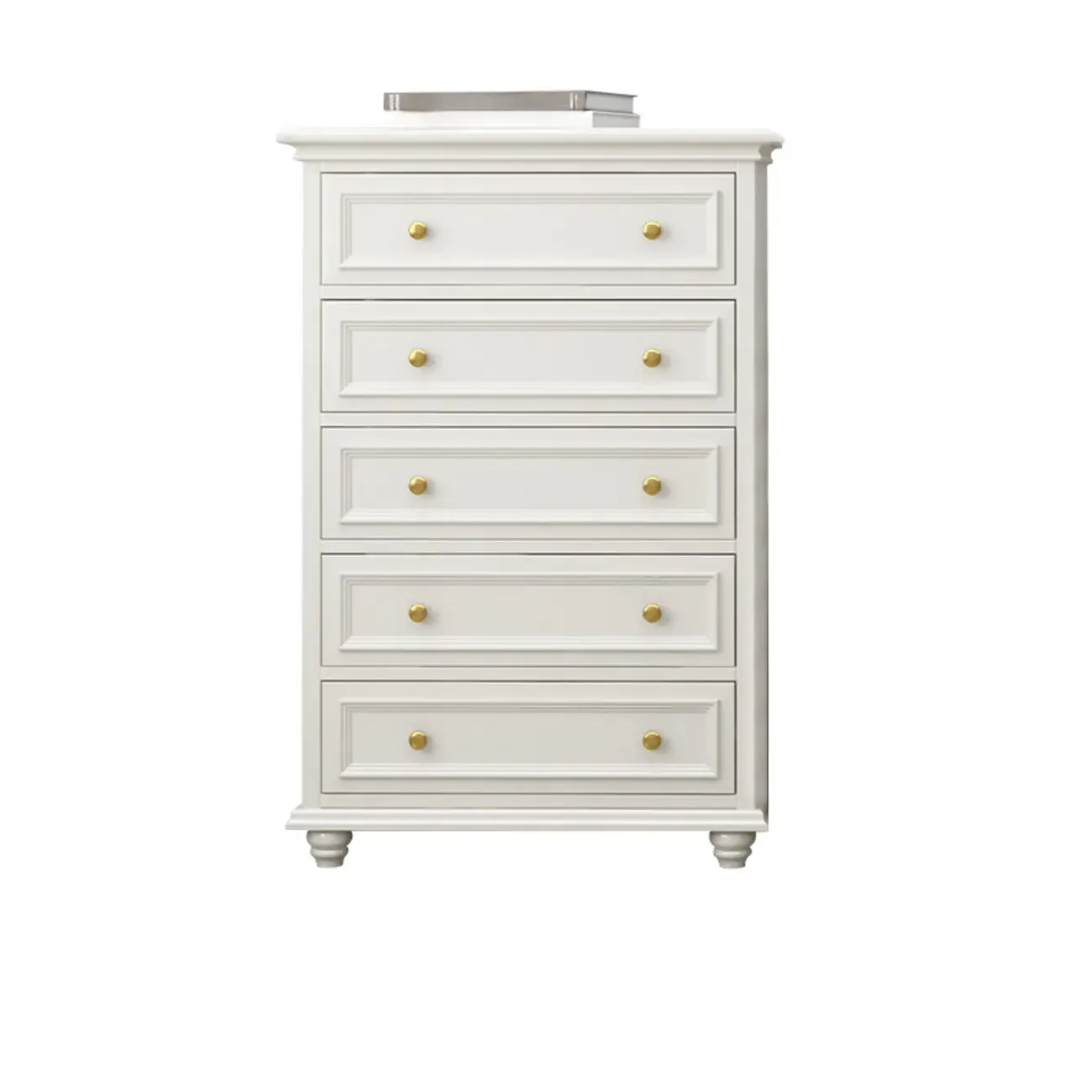 Glam White Wood Dressers & Chests for Bedroom Image - 10