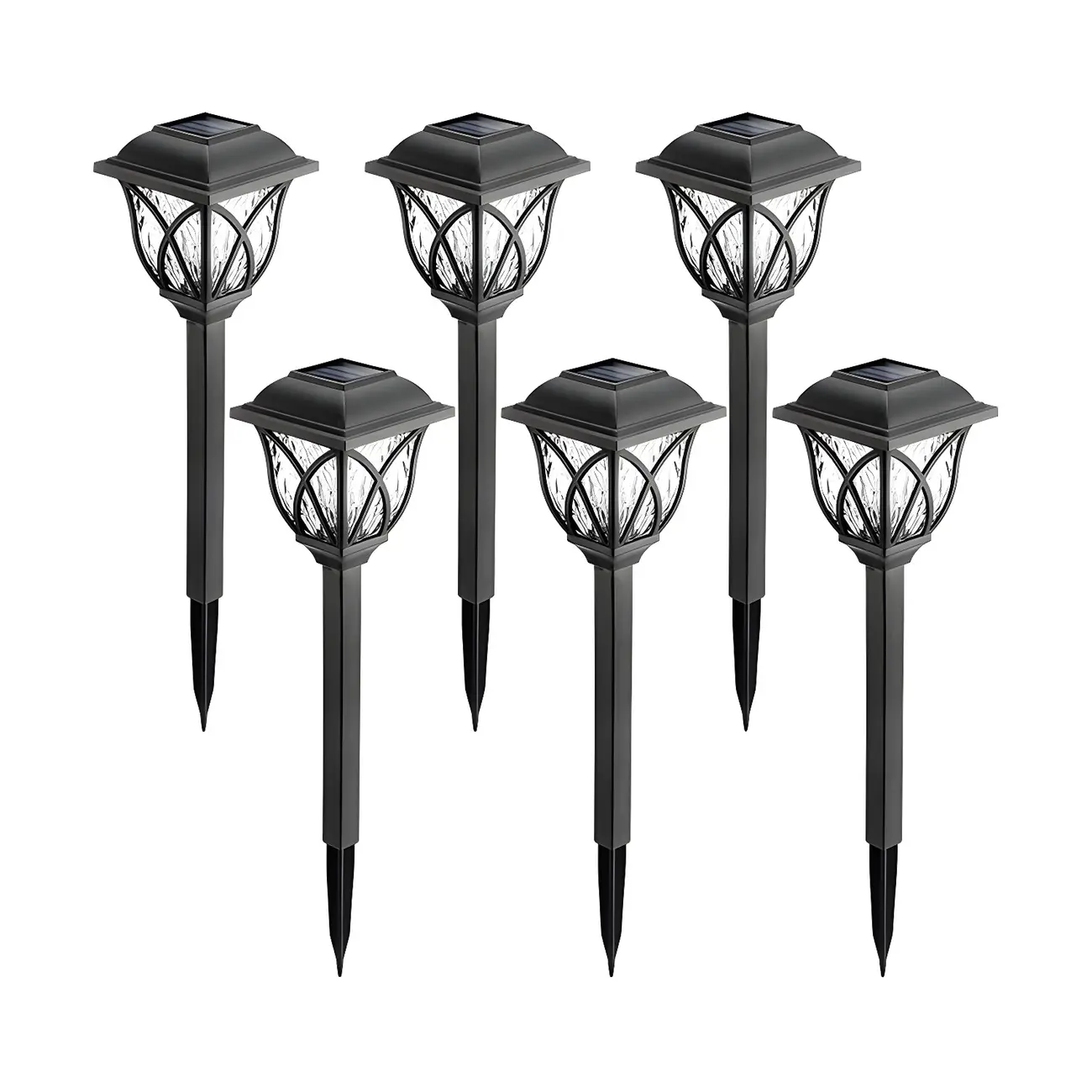 Artistic LED Solar Outdoor Bollard Light for Garden Pathway Image - 5 | homeyfad