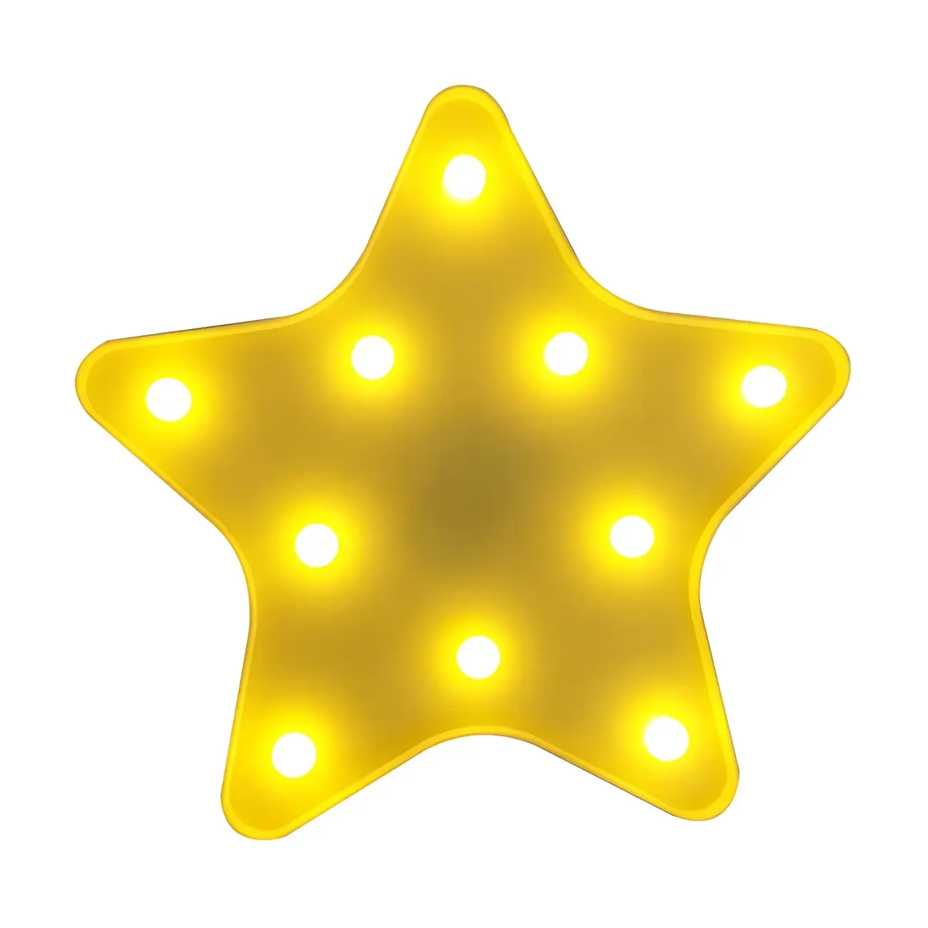 Kids Blue Plastic Star LED Night Light for Bedroom Wall Decor Image - 8