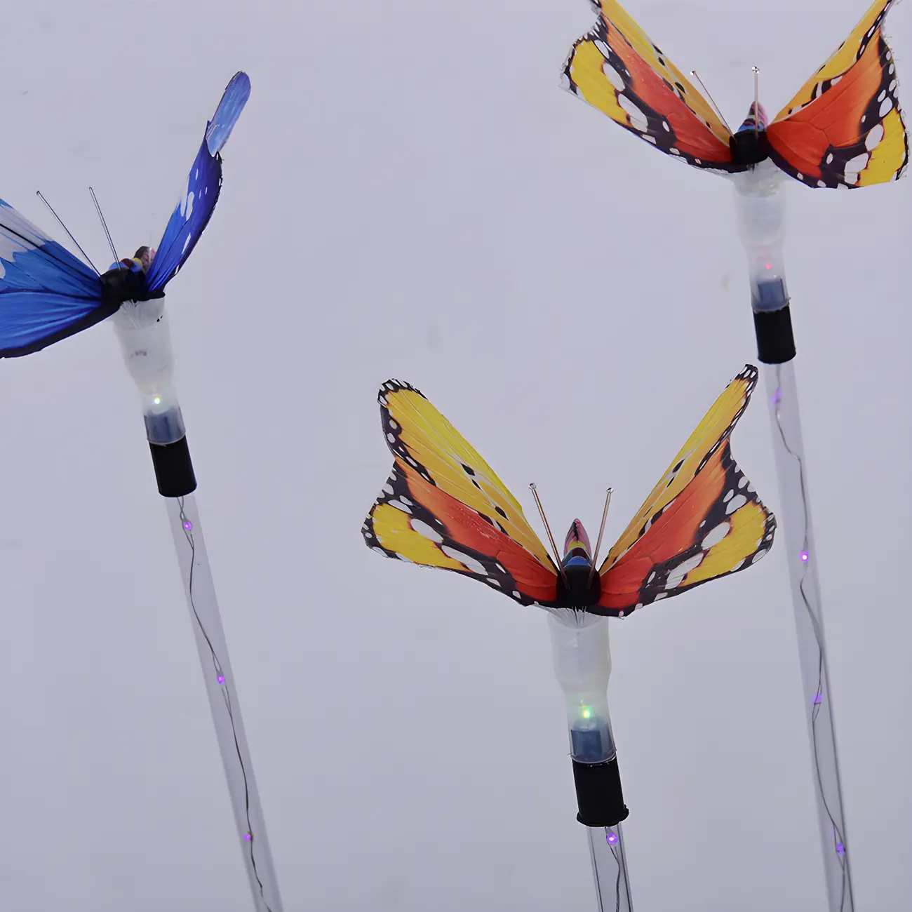 Solar LED Colorful Butterfly Pathway Lights for Garden Decor Image - 4 | homeyfad