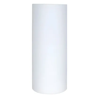 Rechargeable LED White Bollard Lighting for Garden Pathways Image - 10