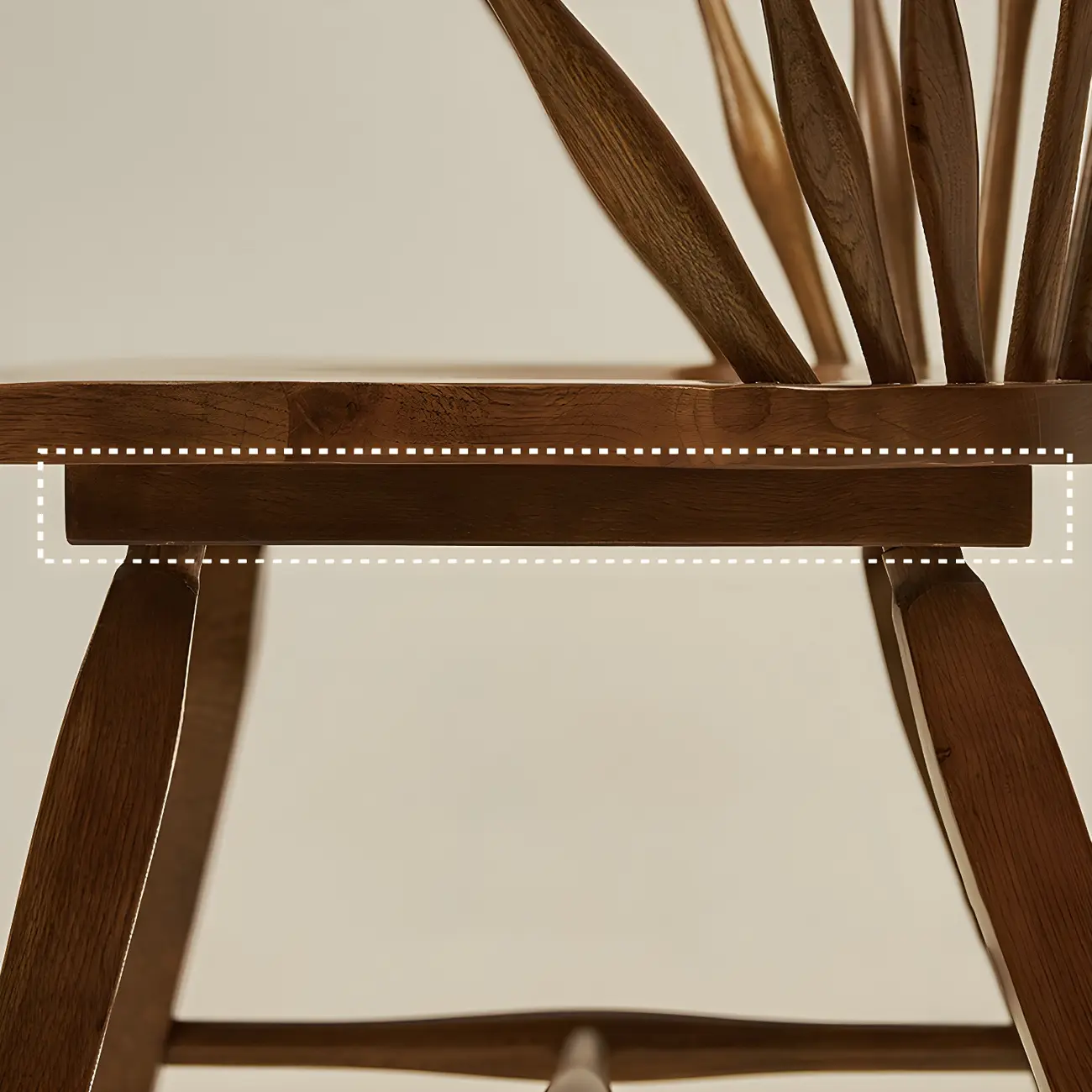 Traditional Windsor Back Solid Wood Dining Chair Set of 2 Image - 17 | homeyfad