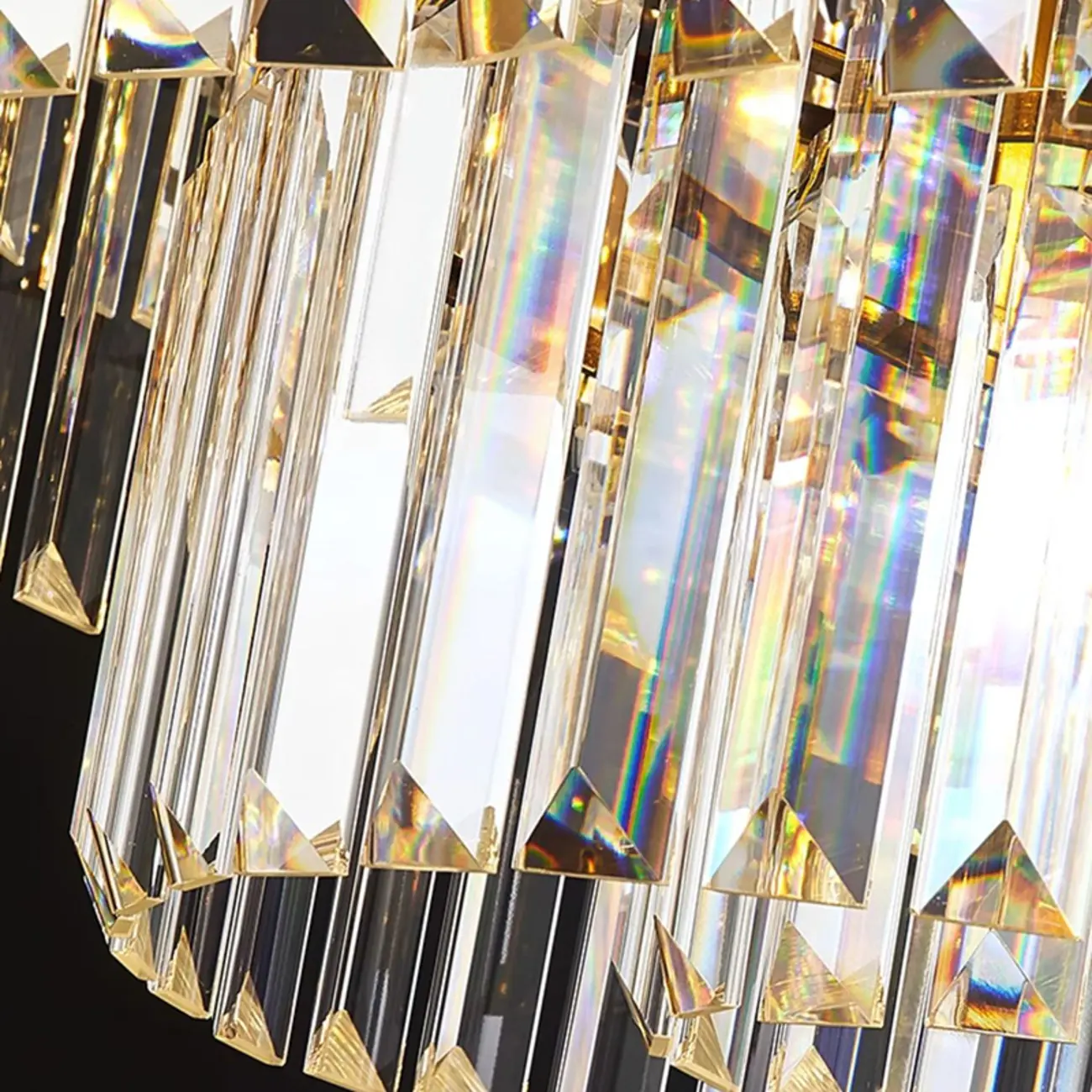 Luxury Crystal Gold Chandelier with Multi-Tiered Design  Image - 12 | homeyfad