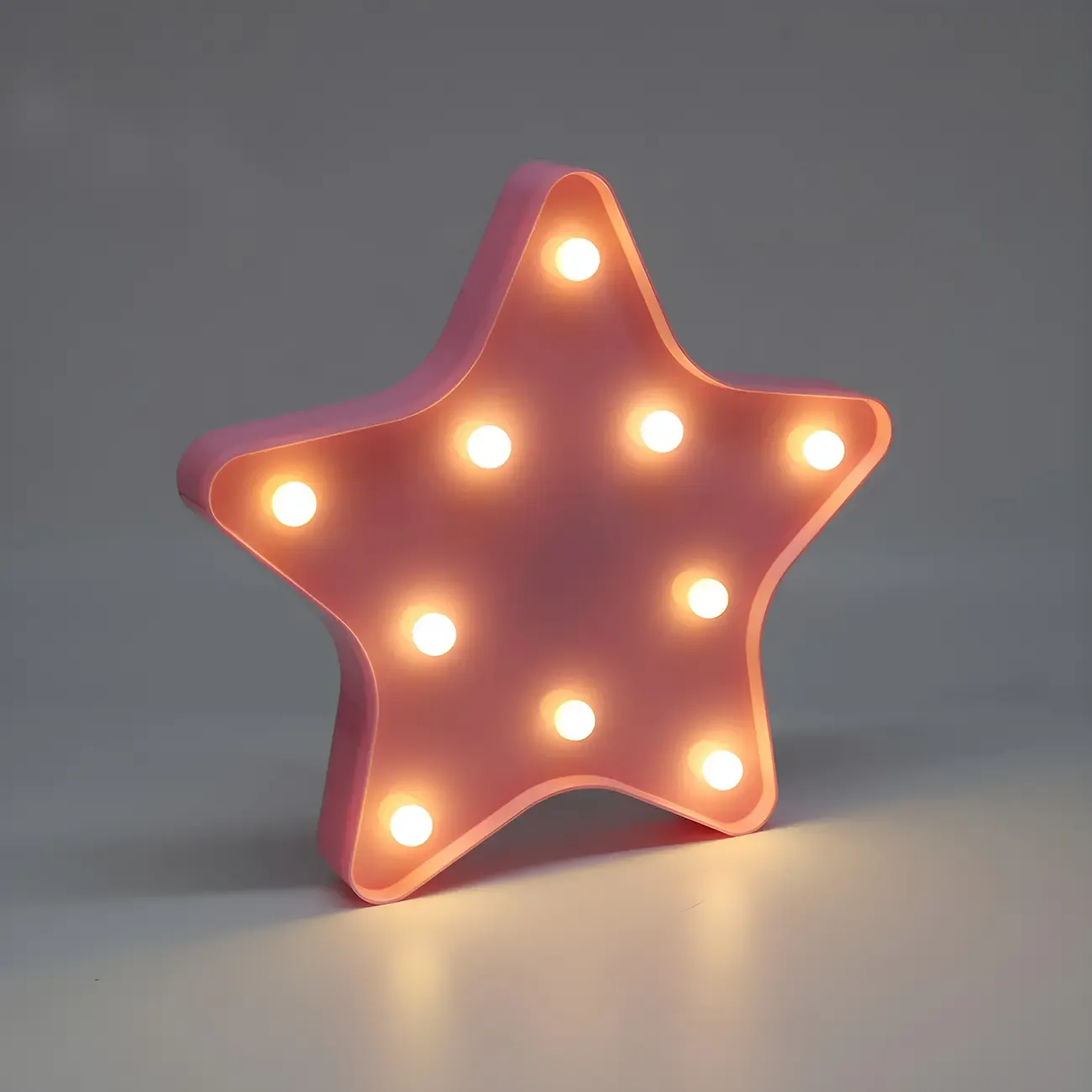 Kids Blue Plastic Star LED Night Light for Bedroom Wall Decor Image - 12