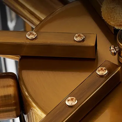 Luxury Crystal Gold Chandelier with Multi-Tiered Design  Image - 13