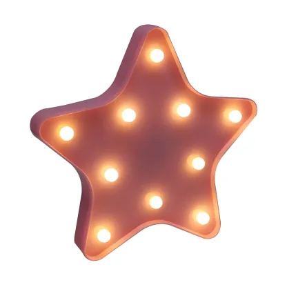 Kids Blue Plastic Star LED Night Light for Bedroom Wall Decor Image - 14