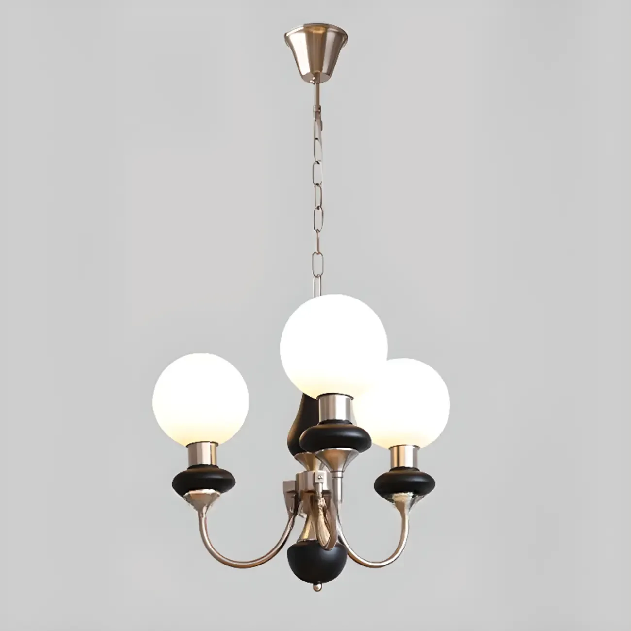 Adjustable Modern Green Globe Chandelier with 3/5 Light Image - 6