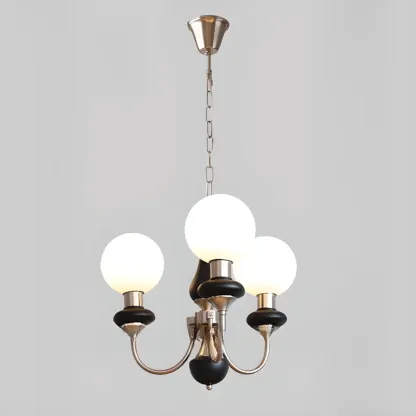 Adjustable Modern Green Globe Chandelier with 3/5 Light Image - 6