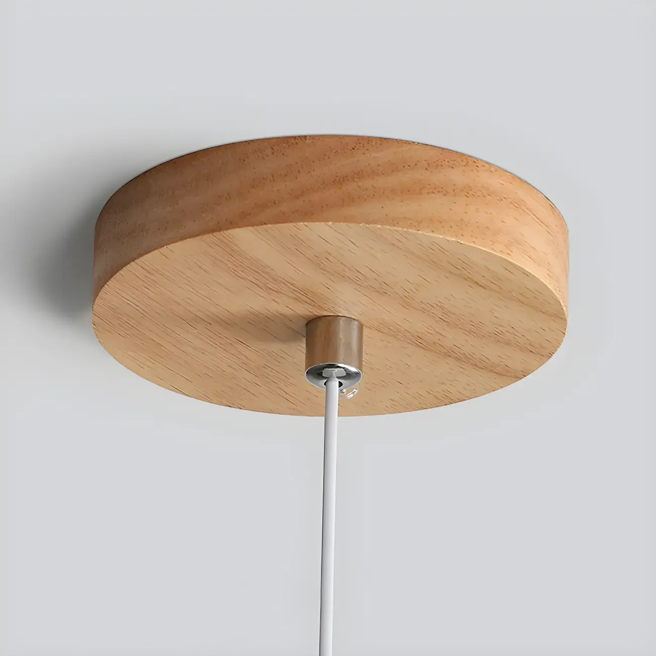 Modern Pebble-Shaped Cream Glass LED Pendant Lamp for Bedside Image - 11