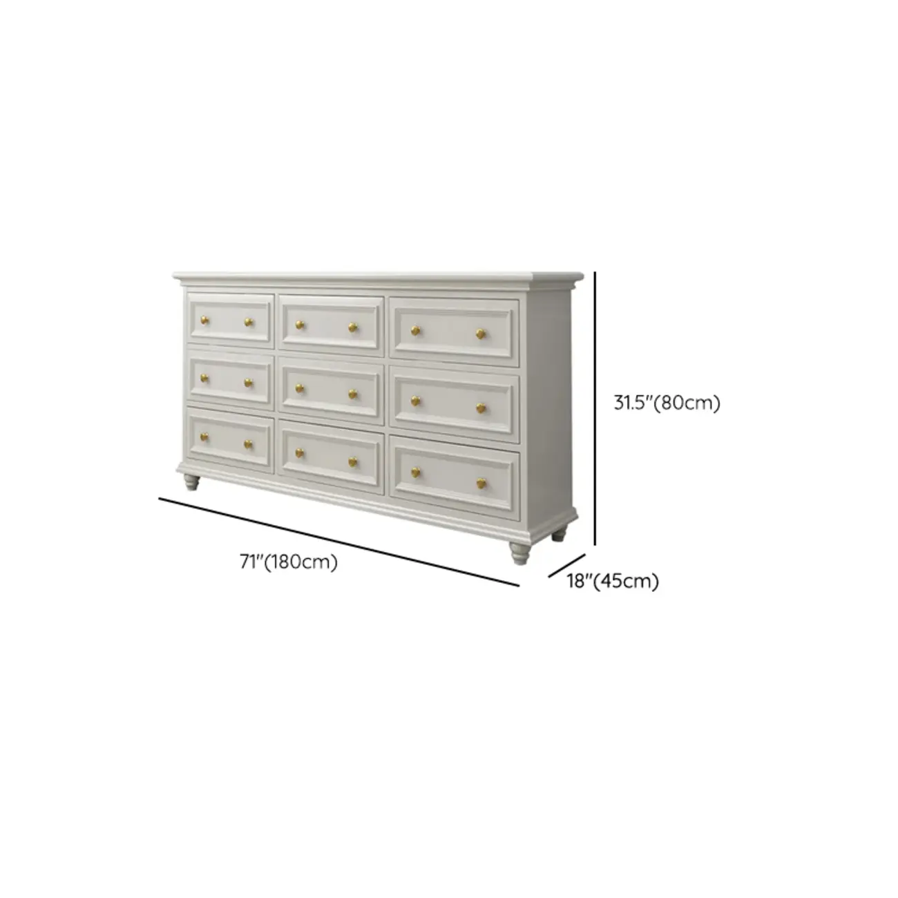 Glam White Wood Dressers & Chests for Bedroom Image - 30 | homeyfad