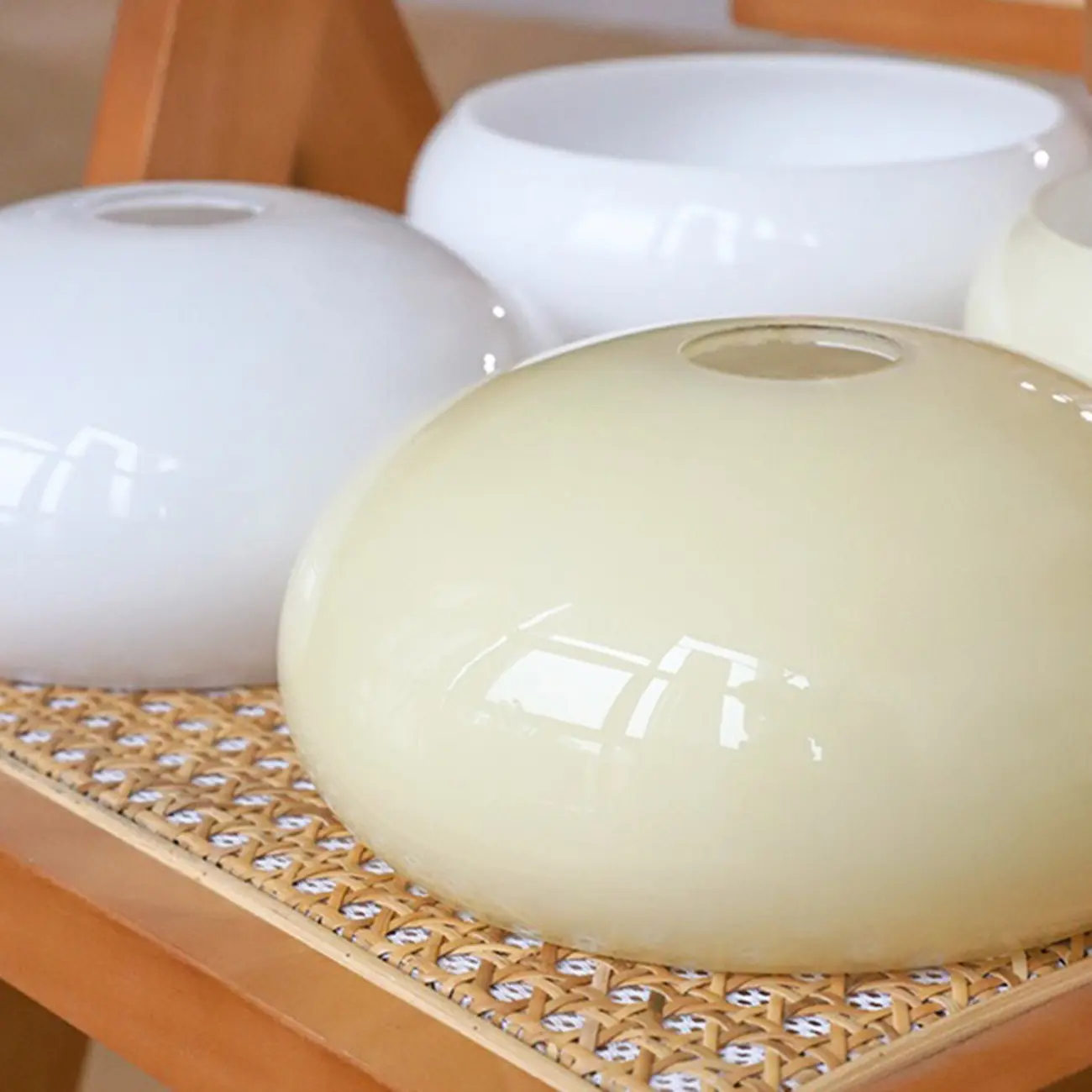 Modern Wood Pendant Chandelier with Glass Lampshade  Image - 14 | homeyfad