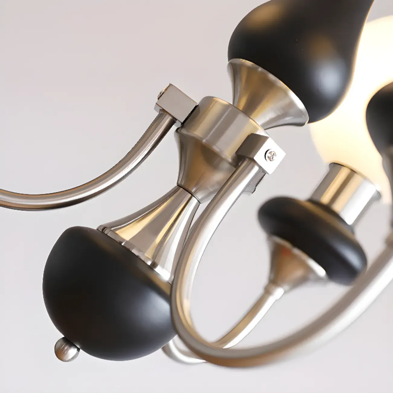 Adjustable Modern Green Globe Chandelier with 3/5 Light Image - 13