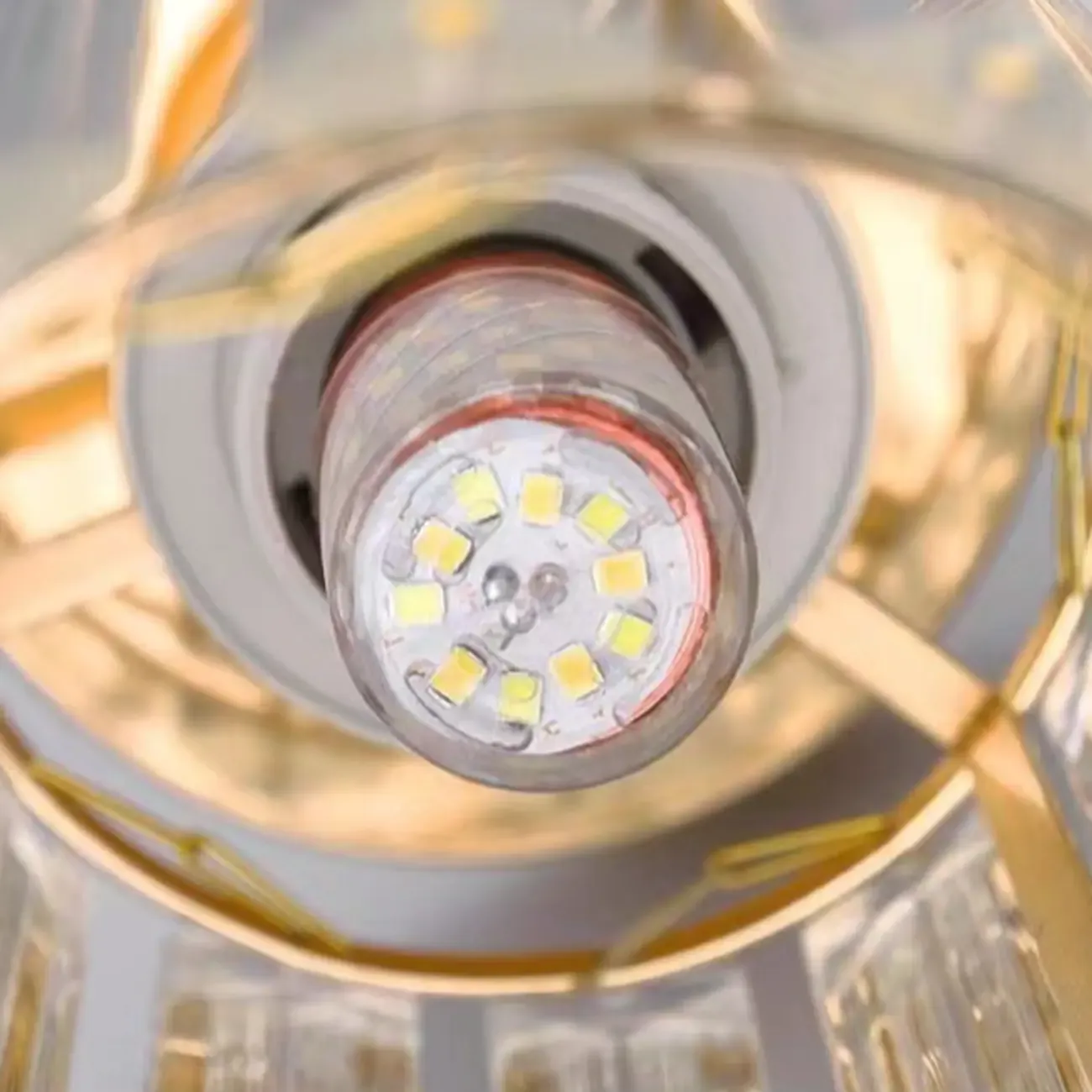 Elegant Clear Crystal Cylinder Pendant Light for Dining Room Image - 7