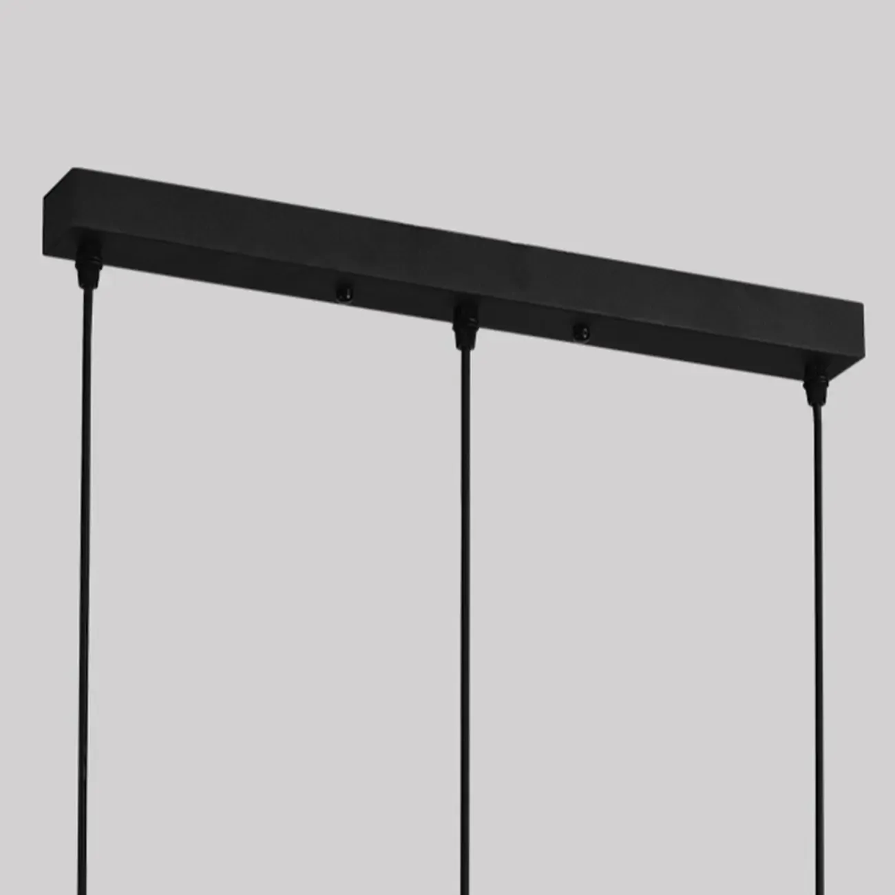 3 Lights Modern Glass Globe Island Pendant Light Image - 11