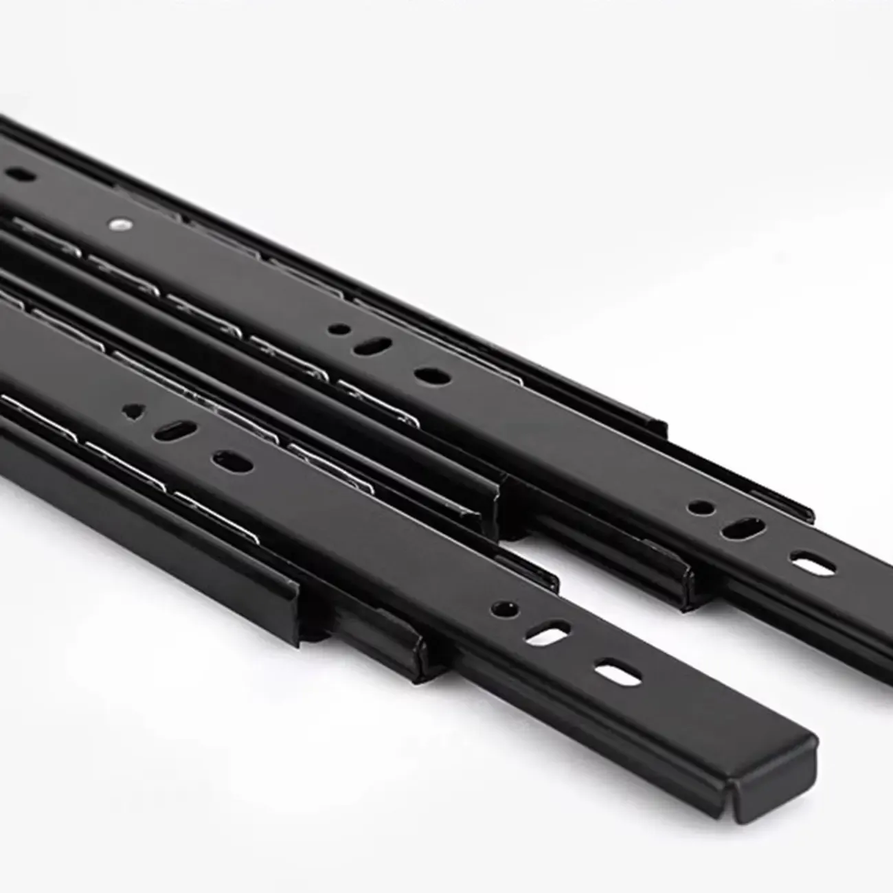 Modern Round Nightstand Glass Top with Drawer and Open Shelf Image - 9