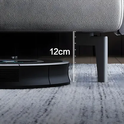 Modern Black Leather Bedside Table with Drawers Image - 16