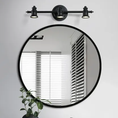 Bathroom Industrial Vanity Mirror Light in Geometric Style Image - 1