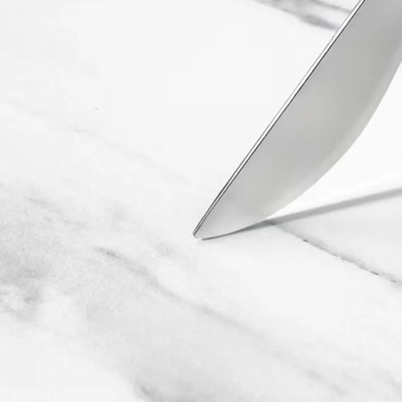 Versatile Lighting White 3-Drawer Nightstand in Marble Top Image - 8 | homeyfad