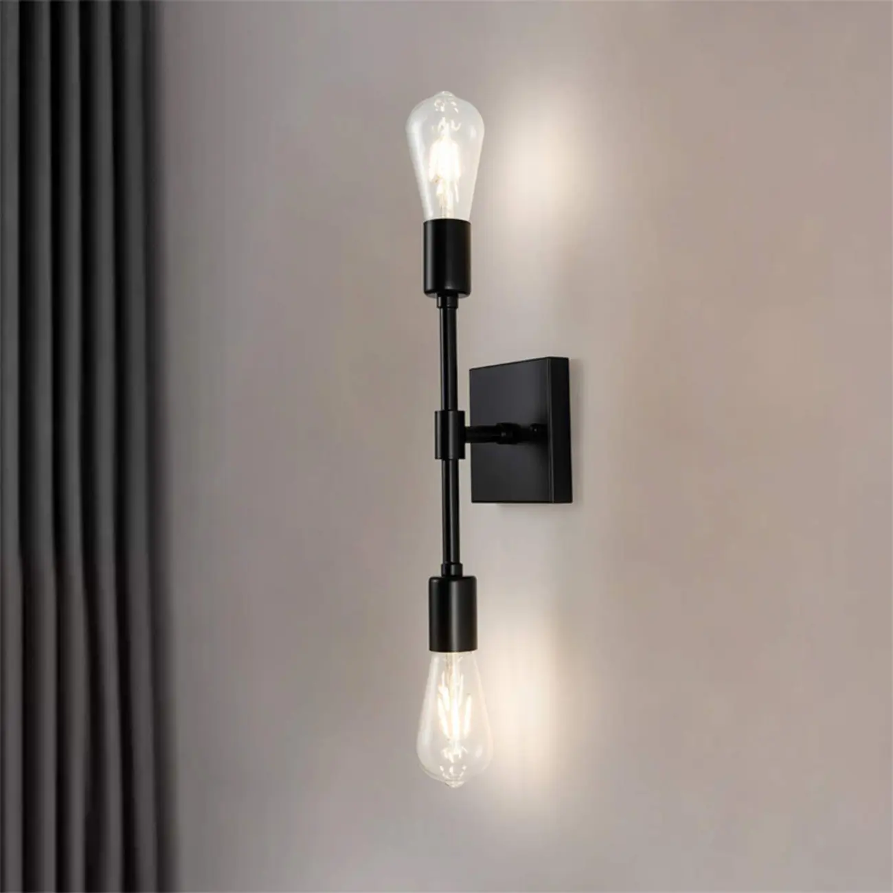 Stylish Dual-Tube Vanity Wall Light for Modern Bathroom Image - 1 | homeyfad