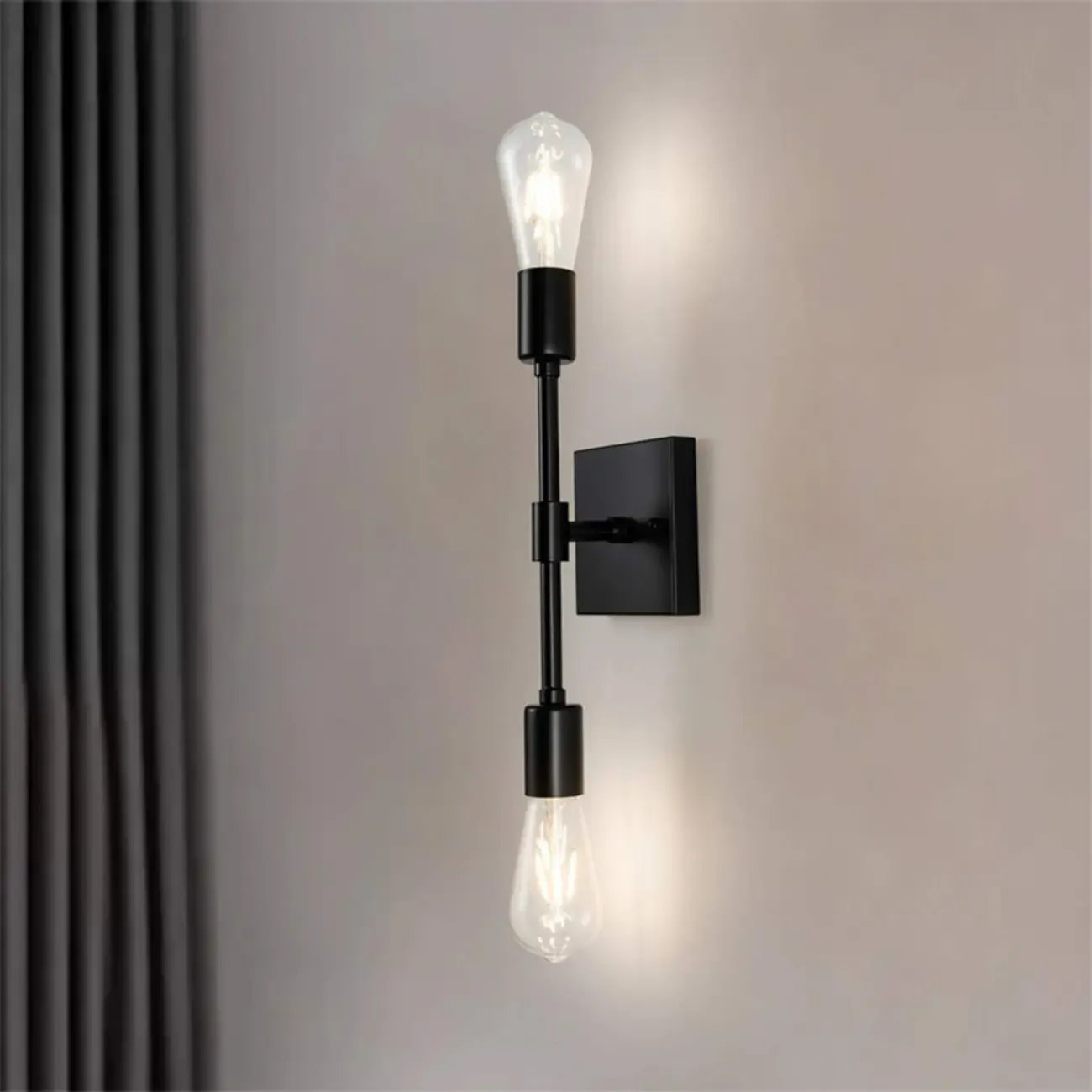 Stylish Dual-Tube Vanity Wall Light for Modern Bathroom Image - 1