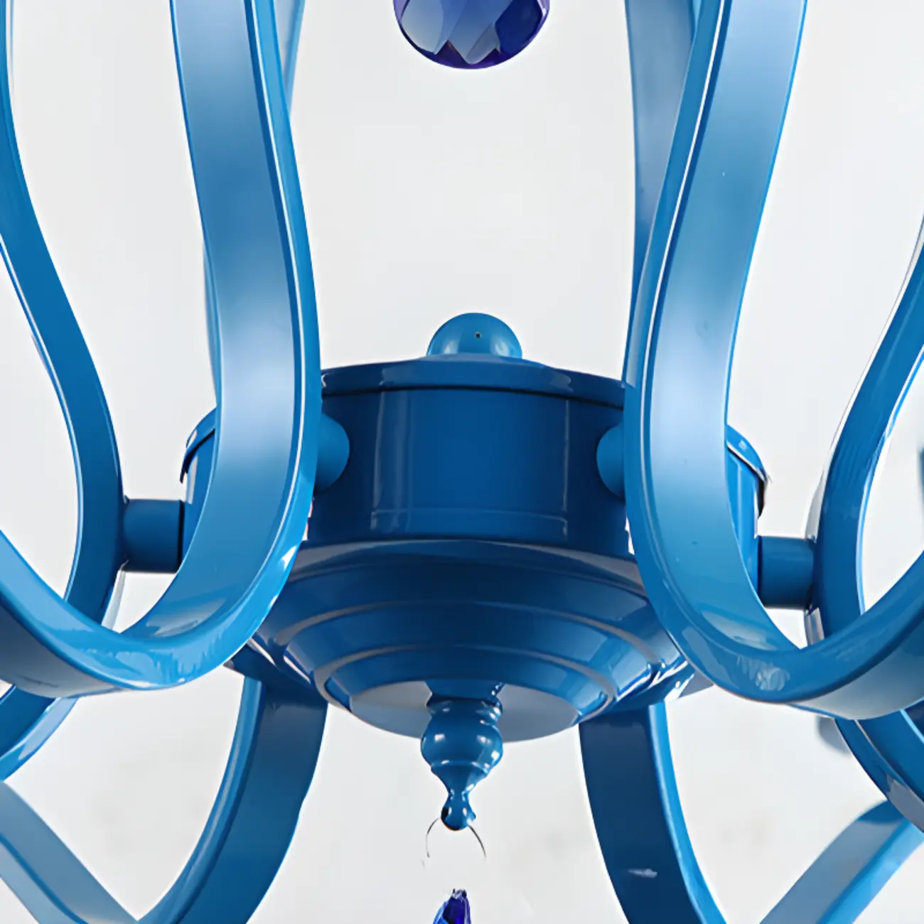 Vintage 6 Lights Black Pendant Chandelier with Candle Design Image - 14 | homeyfad