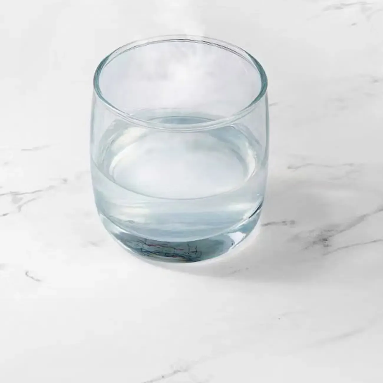 Versatile Lighting White 3-Drawer Nightstand in Marble Top Image - 9