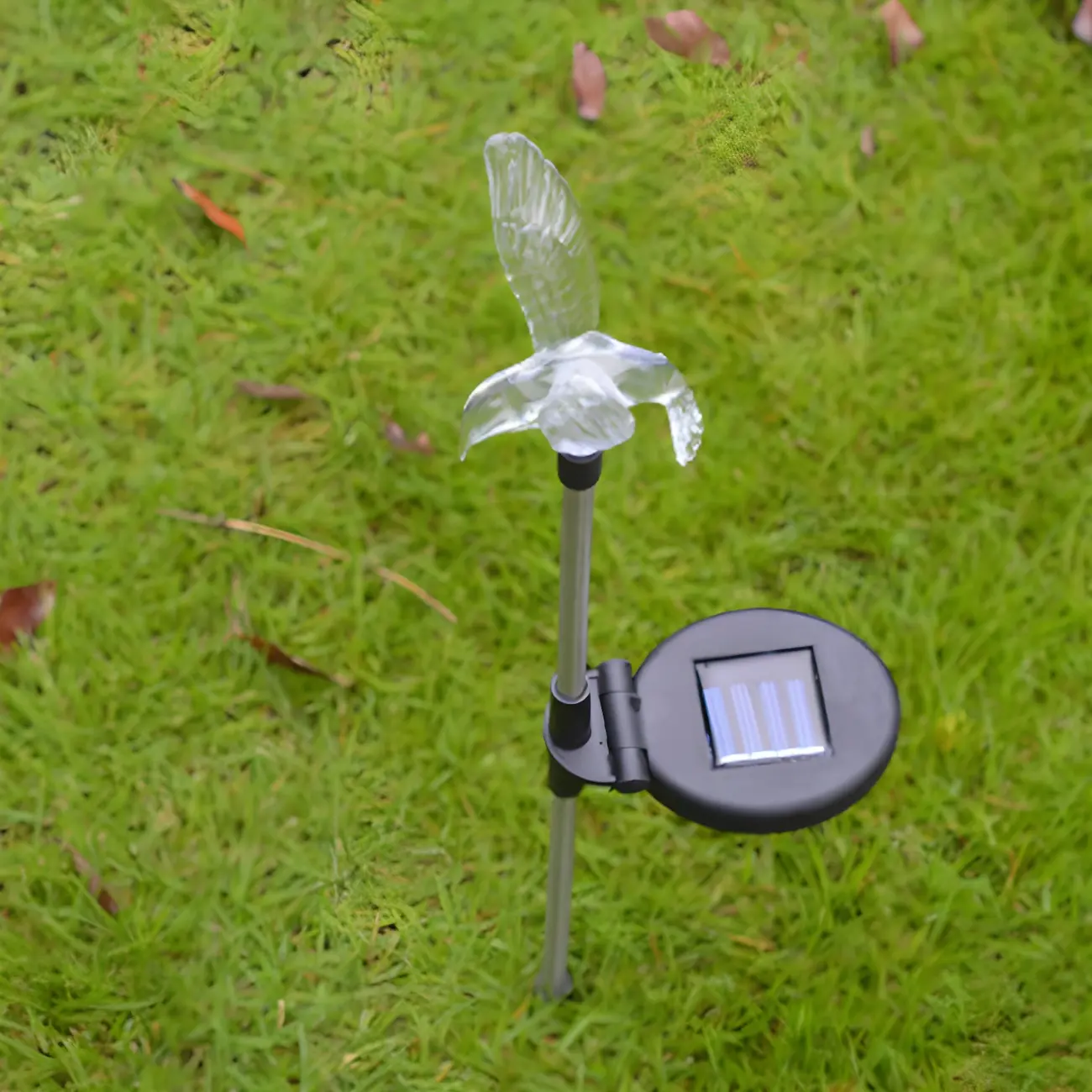 Plastic Blue Butterfly Shaped LED Lawn Decor Light Image - 4 | homeyfad