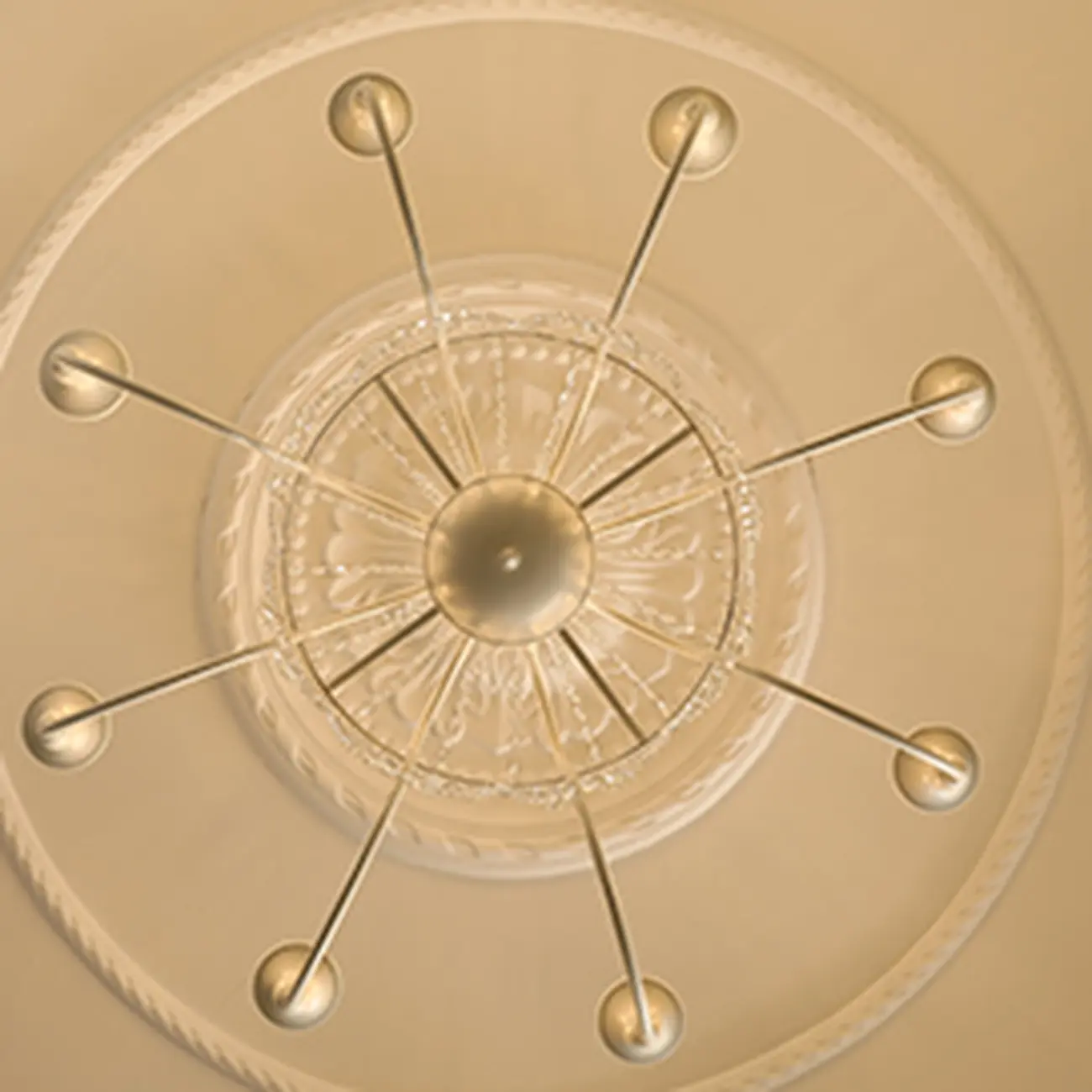 Elegant White Crystal Candelabra Chandelier With Shadeless  Image - 8 | homeyfad