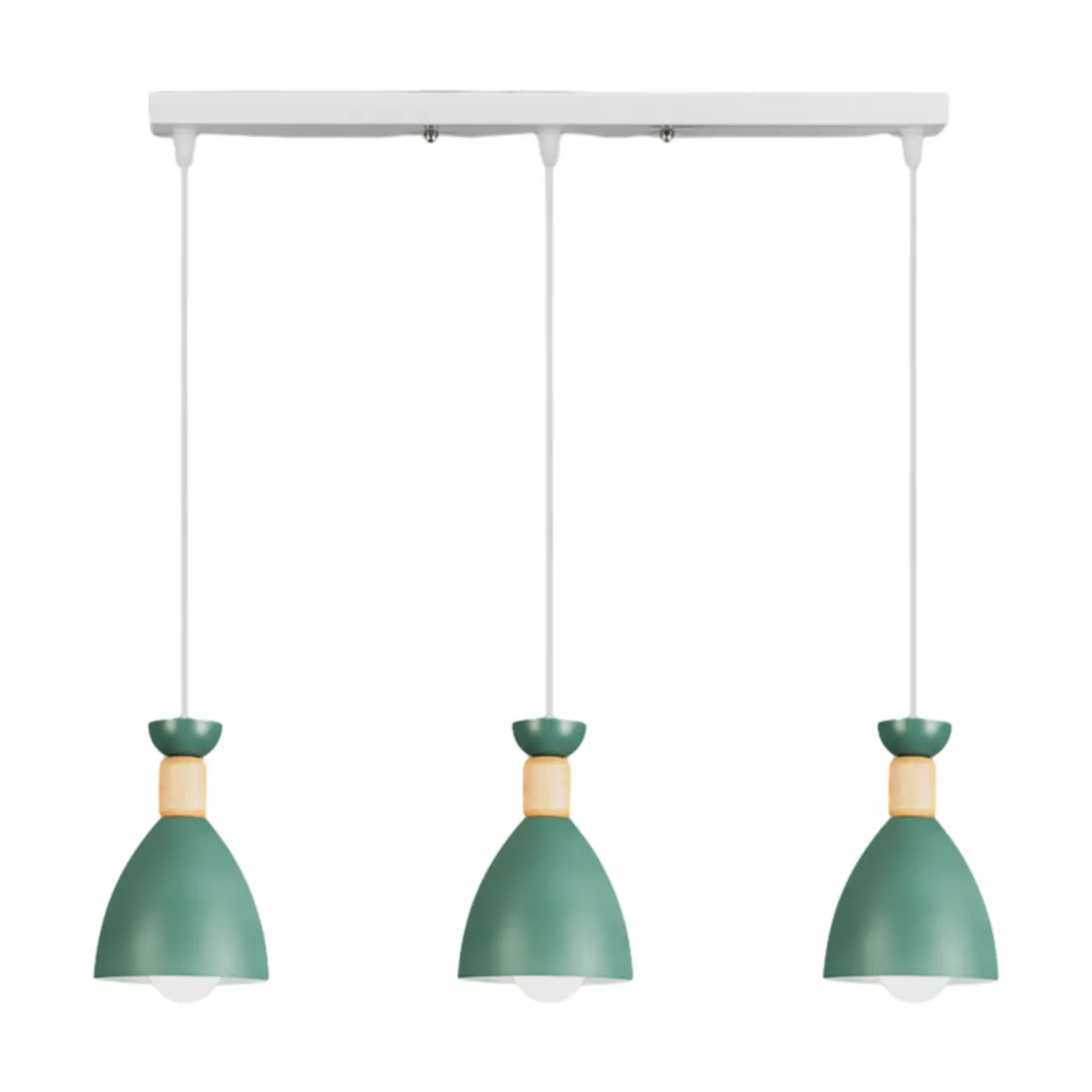 Modern Metal Island Light with 3 Cone Shades with Multi Color Image - 5 | homeyfad