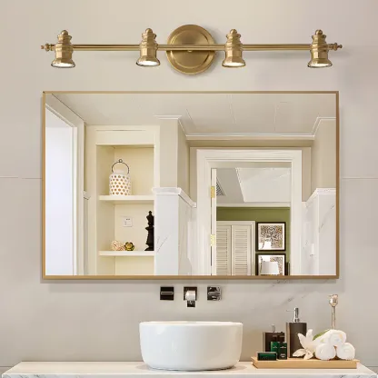 Bathroom Industrial Vanity Mirror Light in Geometric Style Image - 6