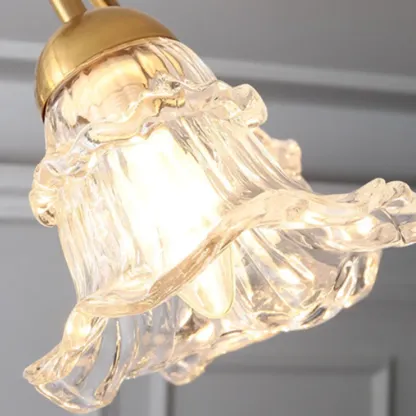 Luxury Vintage Crystal Flower Chandelier for Living Room Image - 10