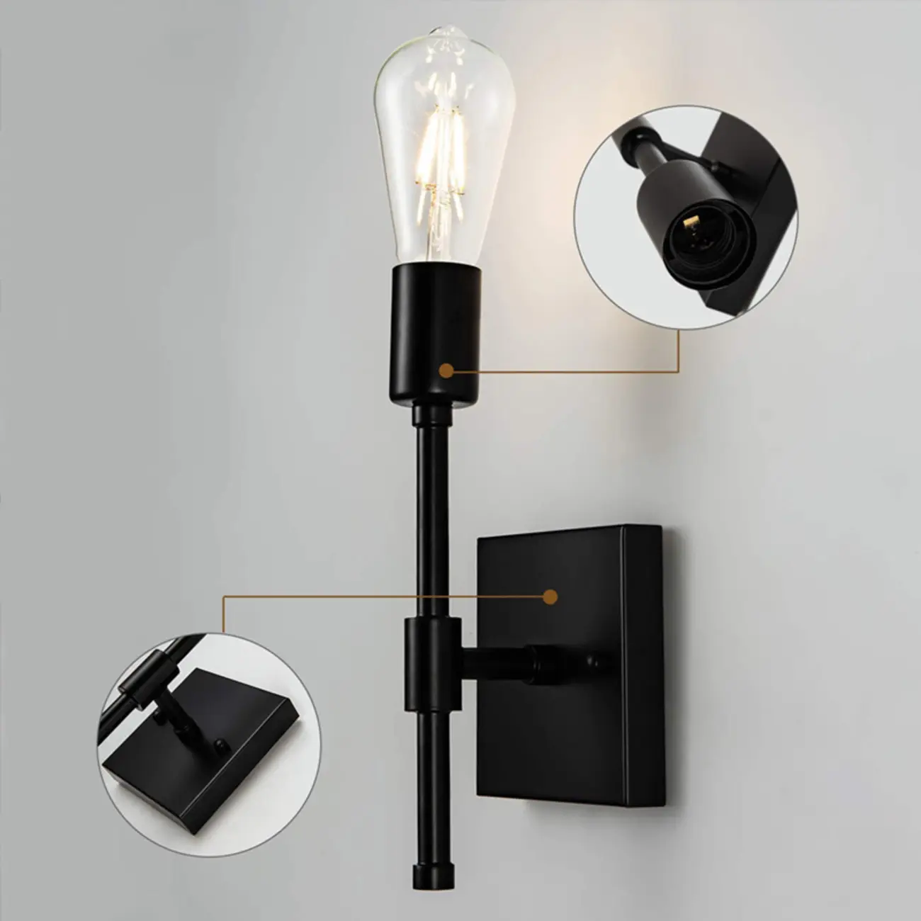 Stylish Dual-Tube Vanity Wall Light for Modern Bathroom Image - 8 | homeyfad