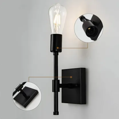 Stylish Dual-Tube Vanity Wall Light for Modern Bathroom Image - 8