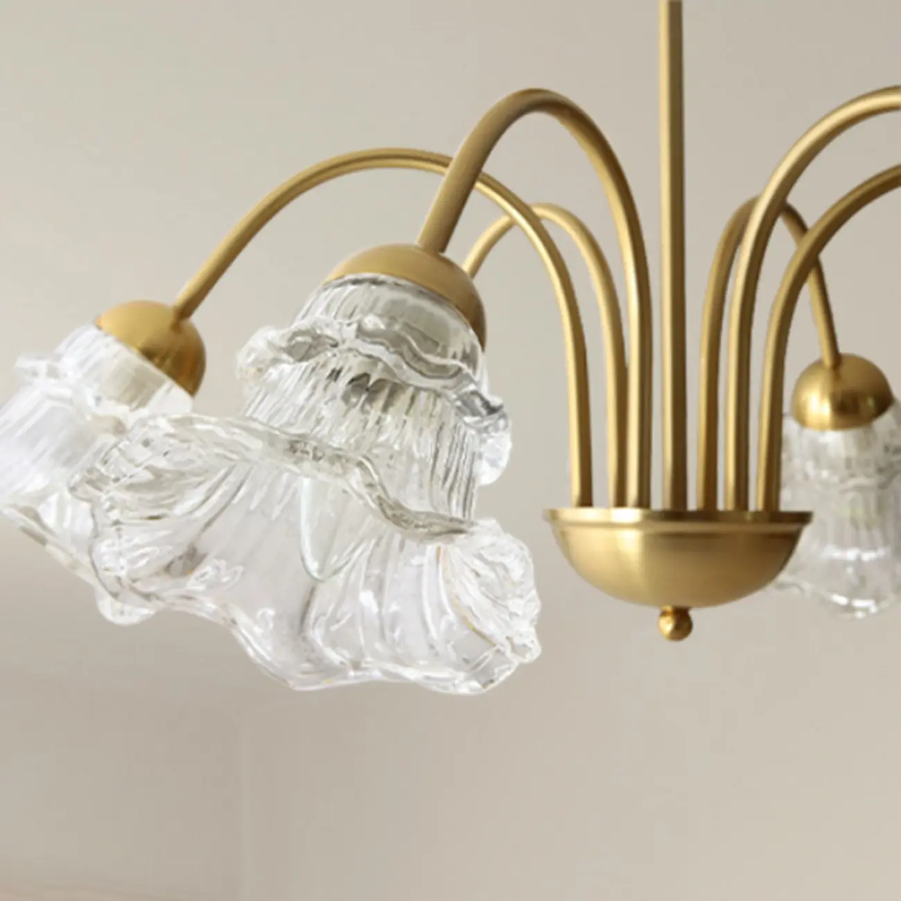 Luxury Vintage Crystal Flower Chandelier for Living Room Image - 12 | homeyfad