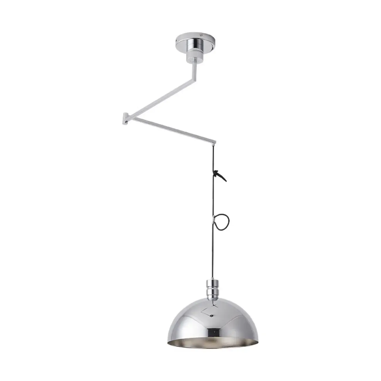 Minimalist Bowl Shape Hanging LED Pendant Light for Dining Room Image - 5