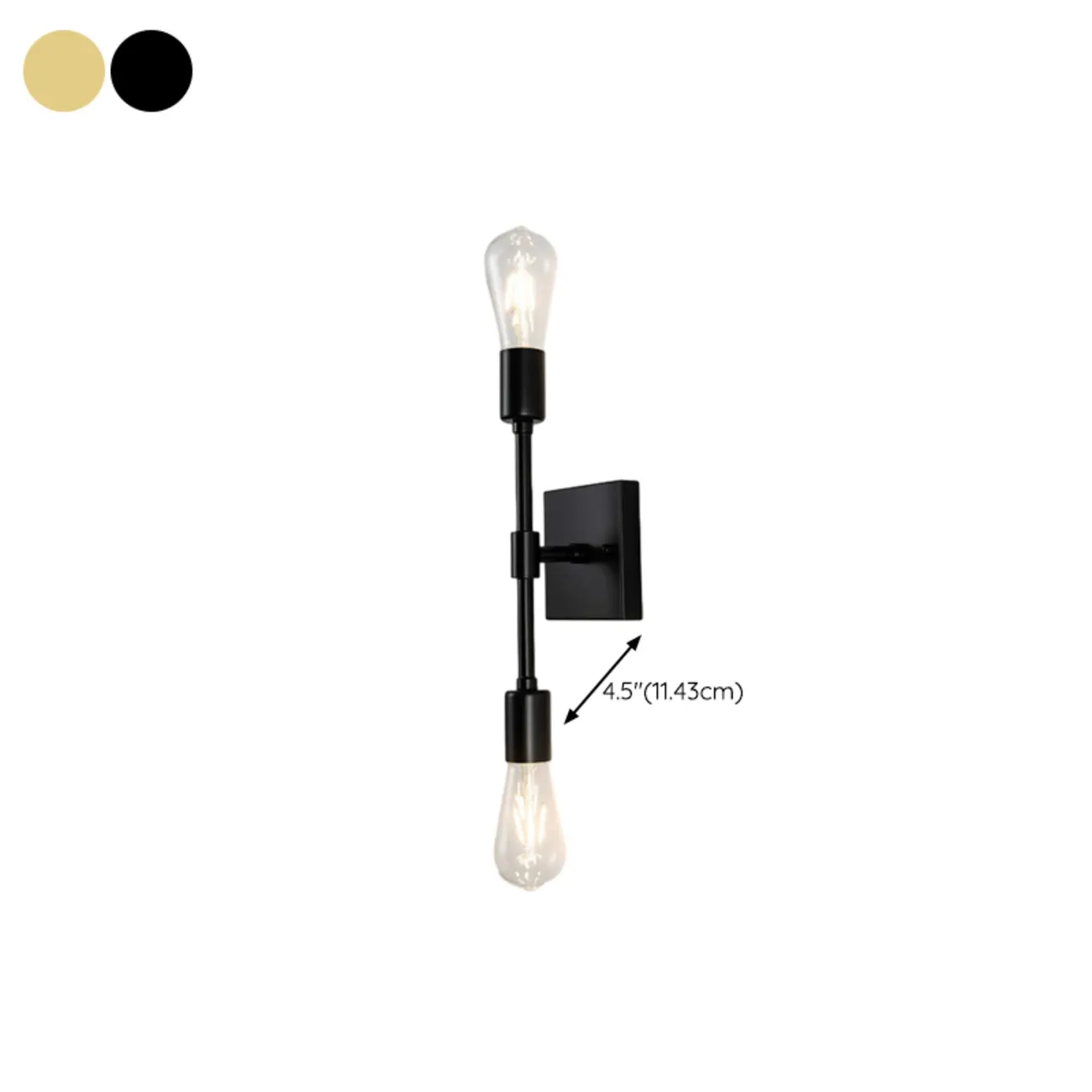 Stylish Dual-Tube Vanity Wall Light for Modern Bathroom Image - 13 | homeyfad