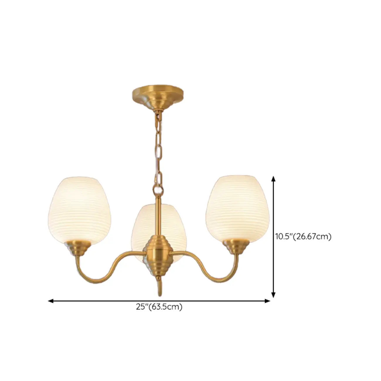 8-light Vintage Gold Brass Chandelier Adjustable Hanging Length #size | homeyfad
