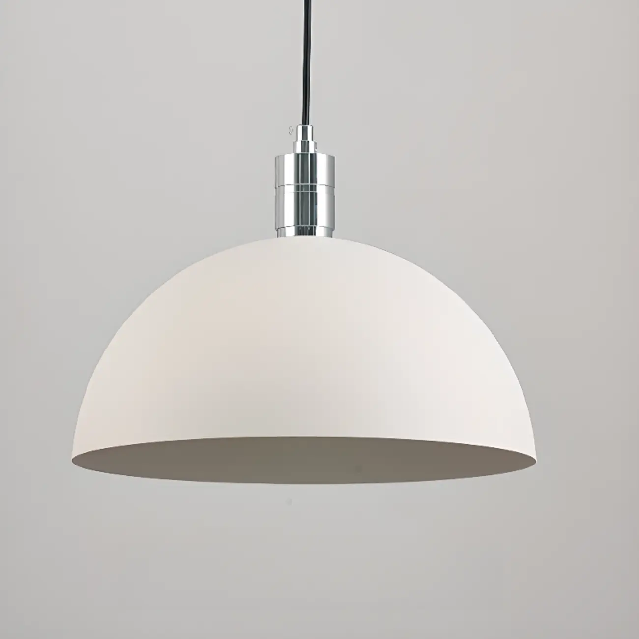 Minimalist Bowl Shape Hanging LED Pendant Light for Dining Room Image - 10 | homeyfad