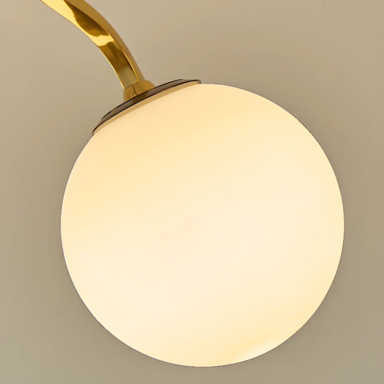 Modern White Glass Ball Chandelier with Adjustable Length  Image - 11 | homeyfad